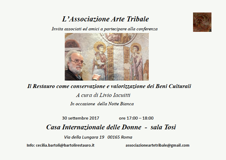 Eventi e Mostre - Restauro - Arte Tribale Associazione Culturale - Spoleto Umbria - Italy - Carmen Moreno